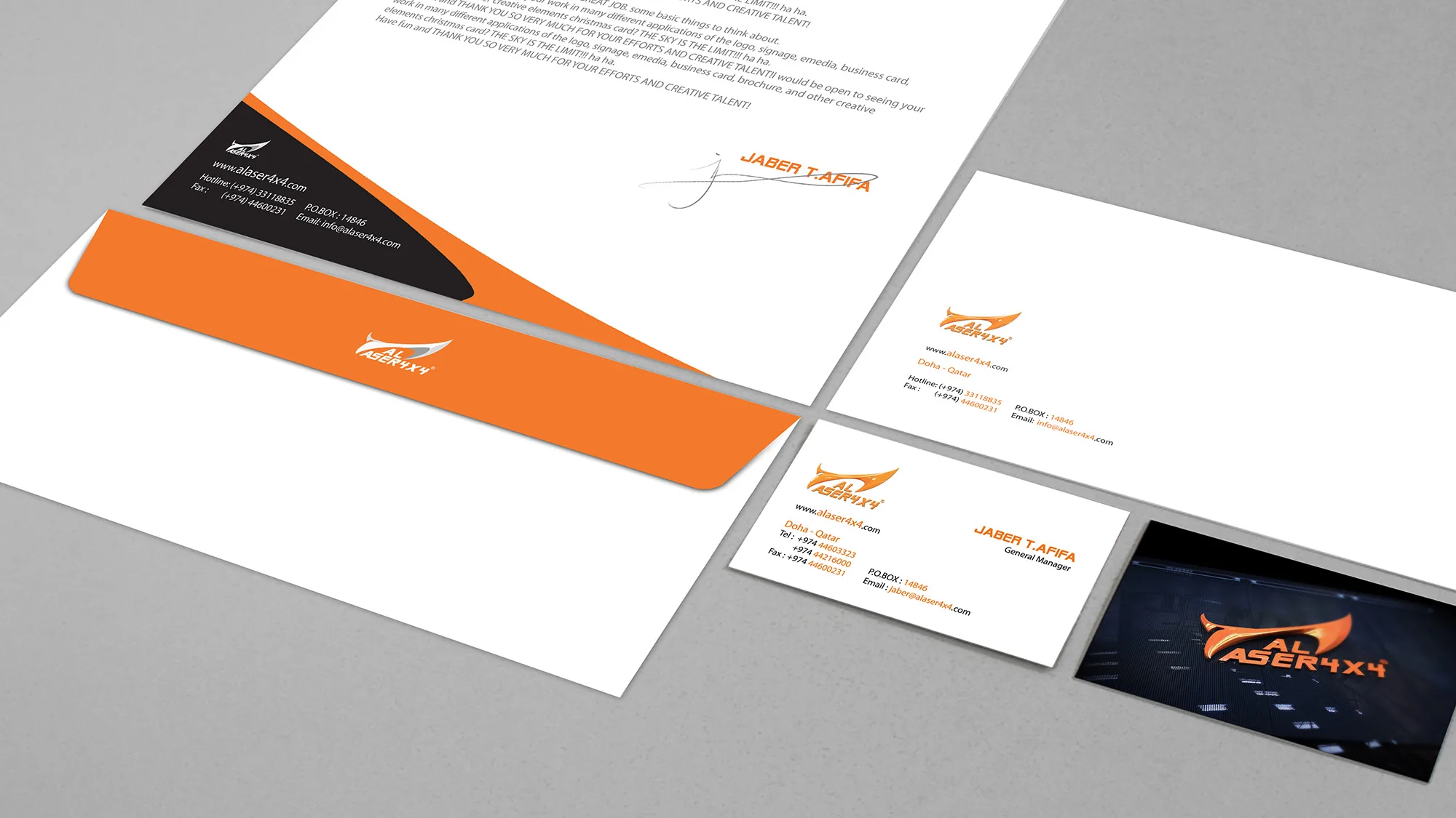 Alaser 4x4 Brand Identity - Applications image 2