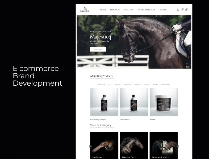 MajesticQ Brand & Product - E-commerce and materials image 1