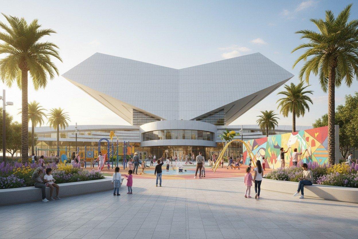 Mohammed Bin Rashid Library Outdoor Enhancement - Cultural zone and family frontage image 2