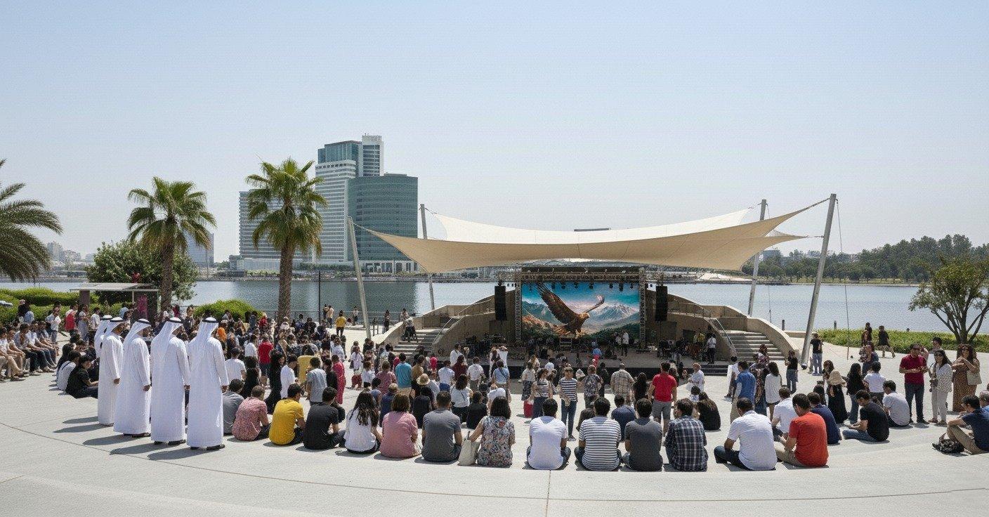 Mohammed Bin Rashid Library Outdoor Enhancement - Outdoor amphitheater image 1